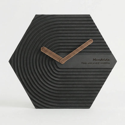 Hexagonal Modern Wall Clock - HexaPulse