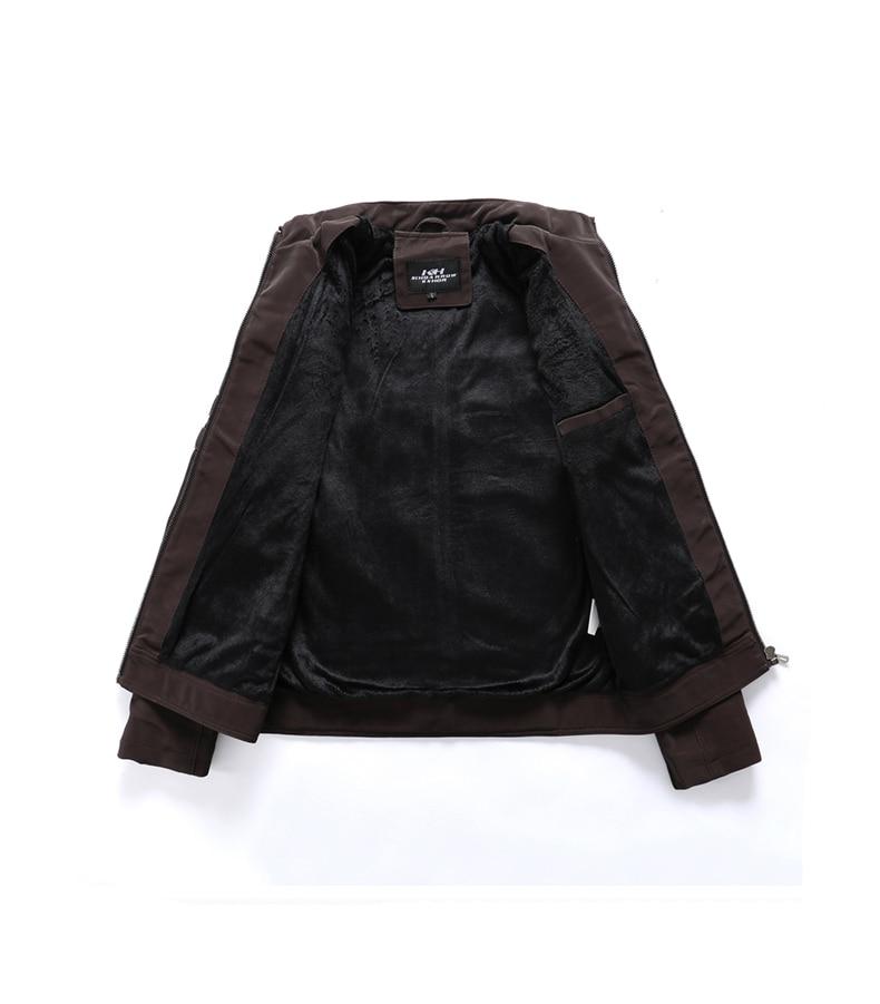 Men's biker jacket with stand-up collar – Rafael autumn edition