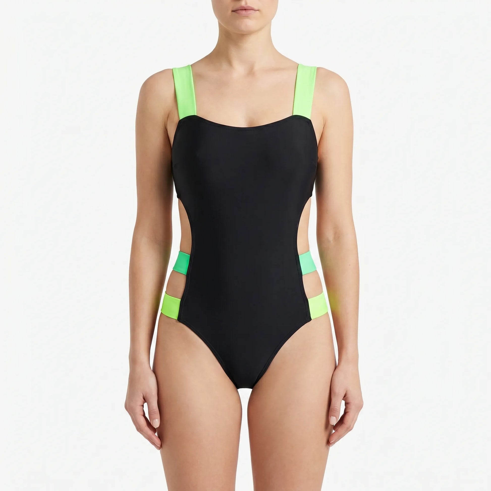 High-Cut Cut-Out Monokini - Neotix