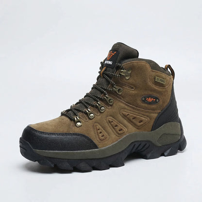 High-Top Lace-Up Outdoor Hiking Boot -  Trailgrip