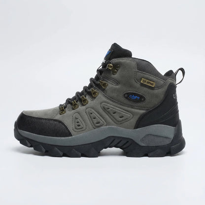 High-Top Lace-Up Outdoor Hiking Boot -  Trailgrip