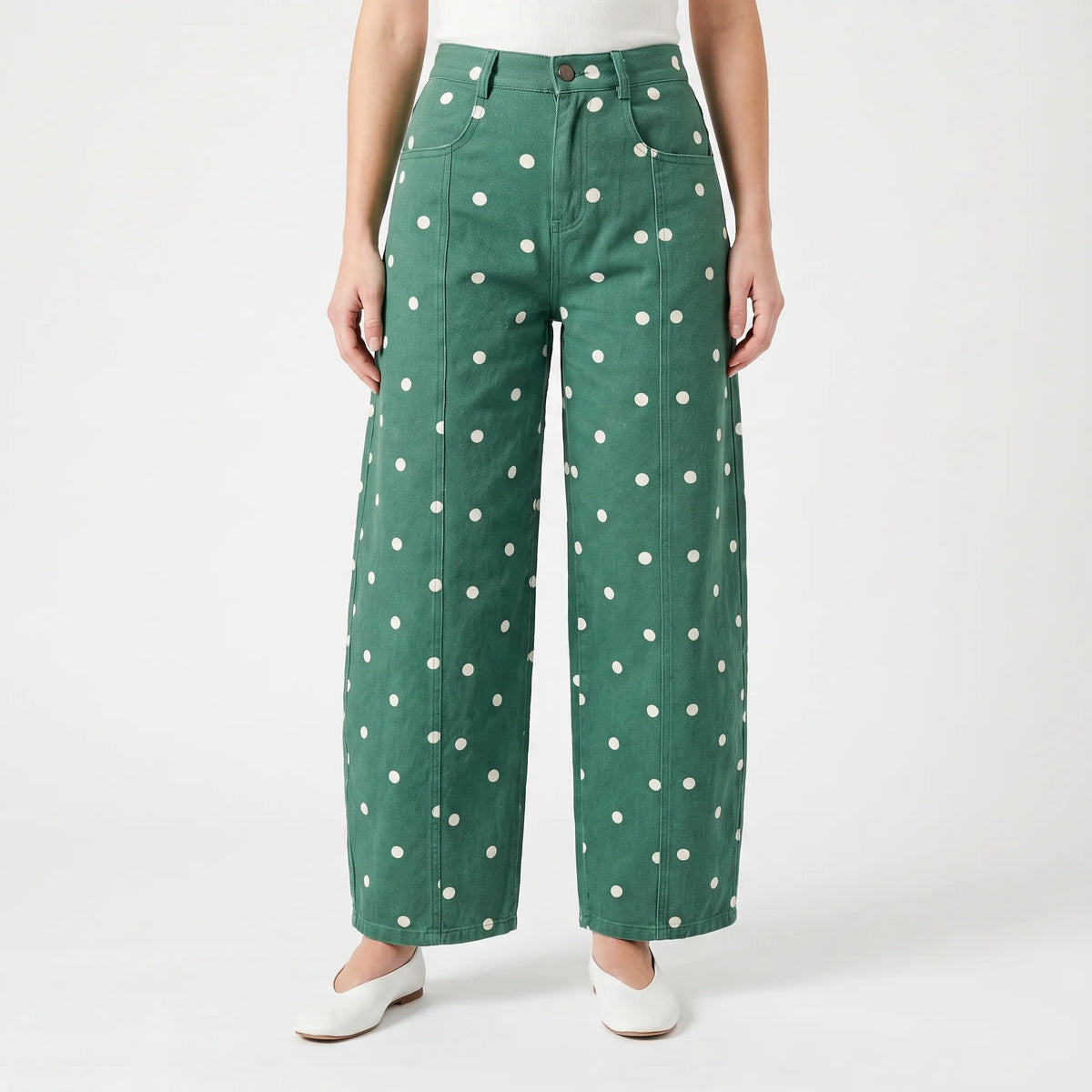 High Waisted Barrel Jeans -  Sonya
