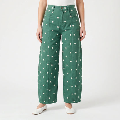 High Waisted Barrel Jeans -  Sonya
