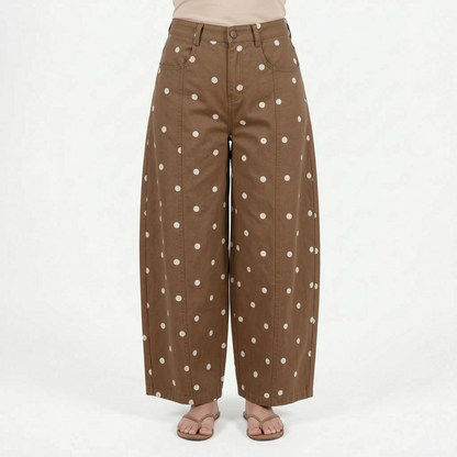High Waisted Barrel Jeans -  Sonya