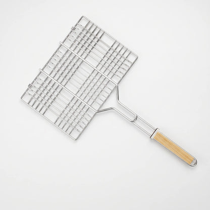 Hinged Outdoor Cooking Basket - Emberflip