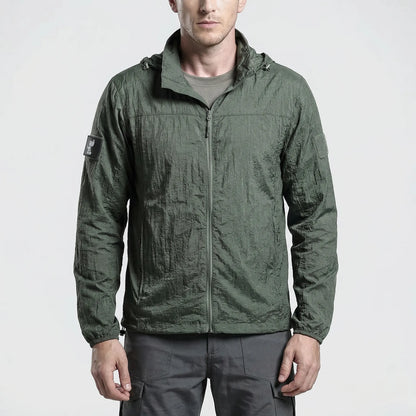Hooded Lightweight Tactical Windbreaker -  Velorak