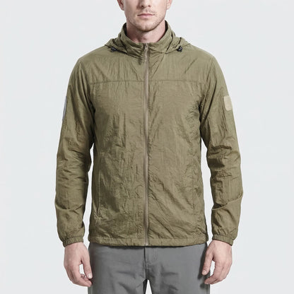 Hooded Lightweight Tactical Windbreaker -  Velorak