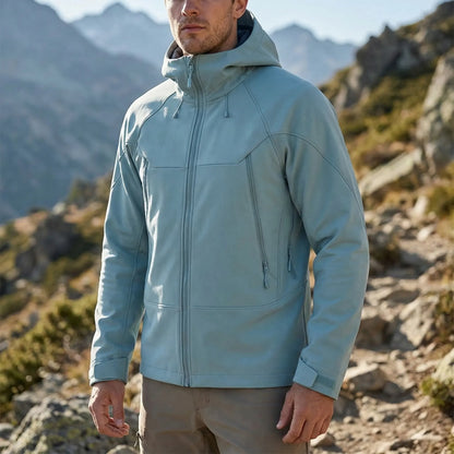 Hooded Soft-Shell Outdoor Jacket -  Shellrix