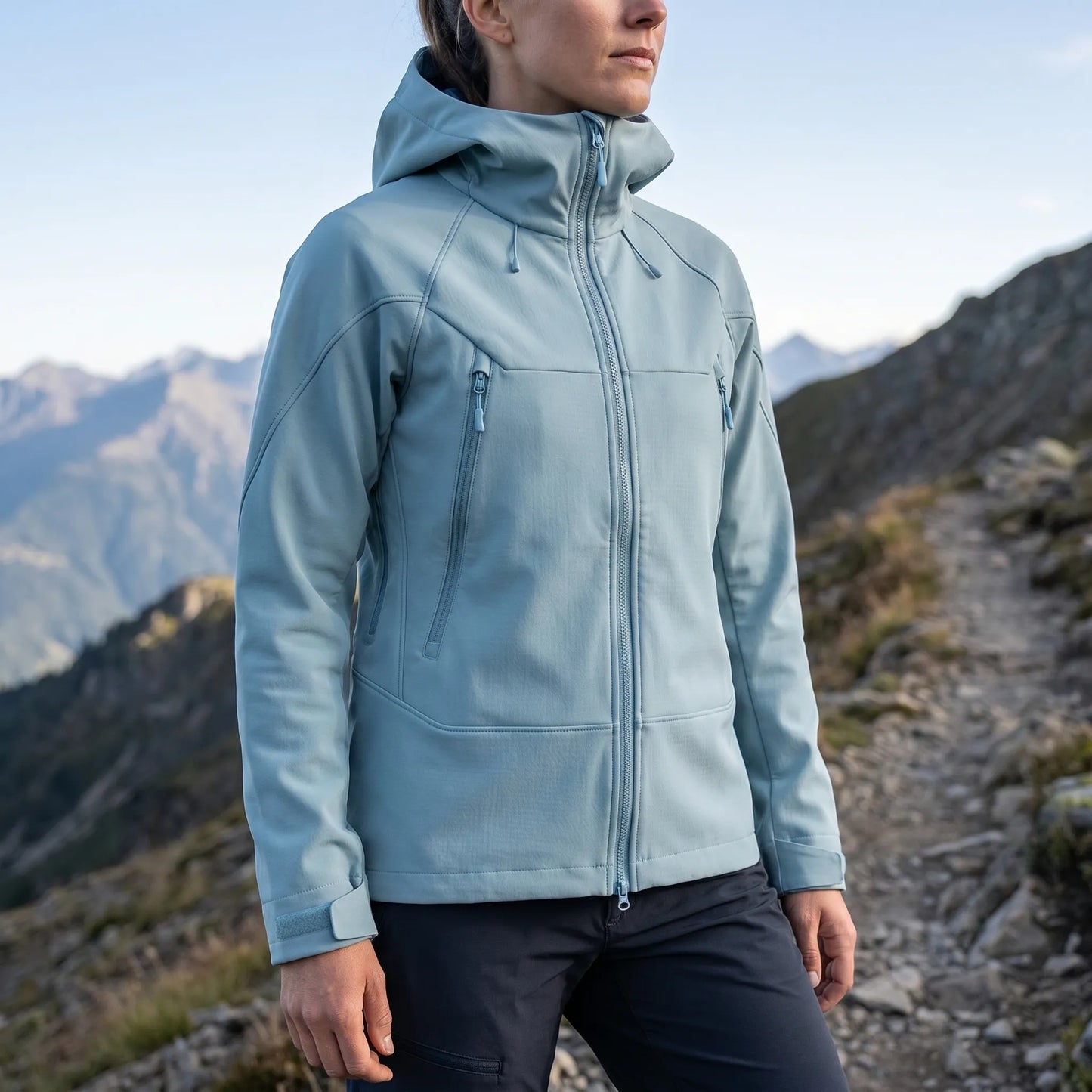 Hooded Soft-Shell Outdoor Jacket -  Shellrix