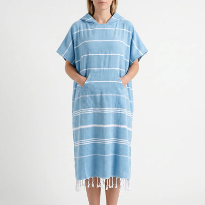 Hooded Surf Changing Poncho - Loomira