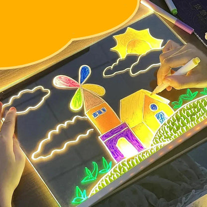 Illuminated Acrylic Drawing Board - GlowSketcha