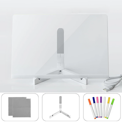 Illuminated Acrylic Drawing Board - GlowSketcha