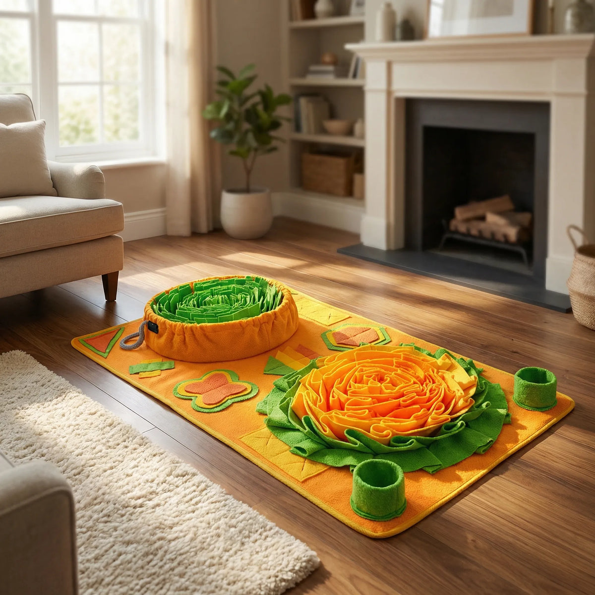 Interactive Snuffle Mat Playpad - SniffleBloom