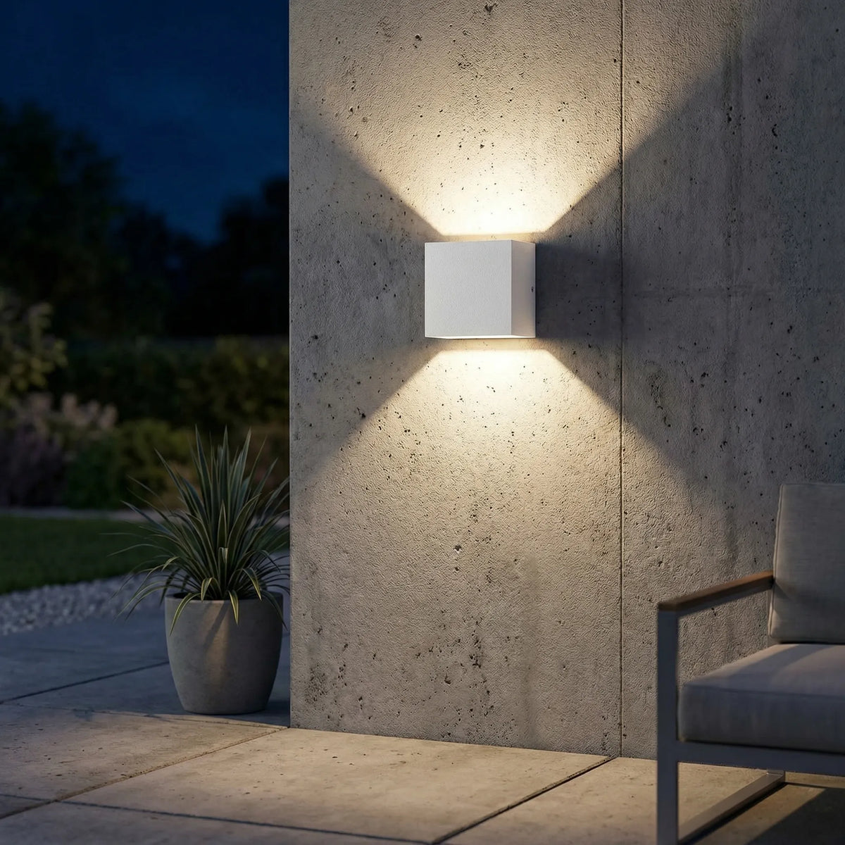 Kubusvorming LED-Wandlamp Voor Binnen En Buiten - Quadrolight