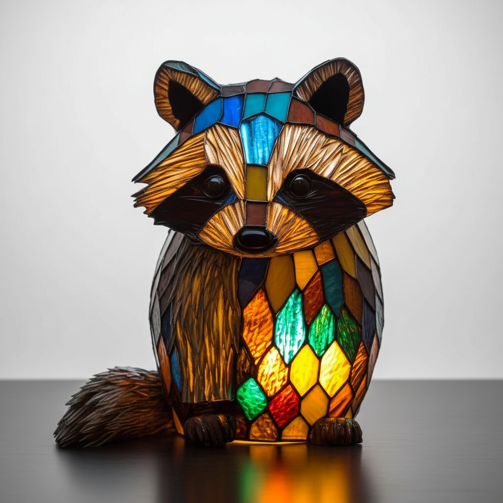 Kunstvolle Tischlampe - LightArt