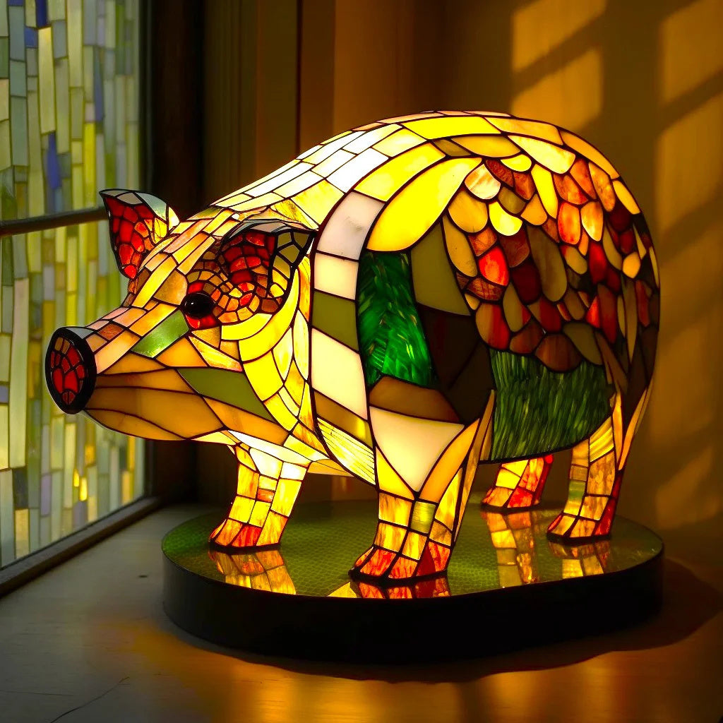 Kunstvolle Tischlampe - LightArt