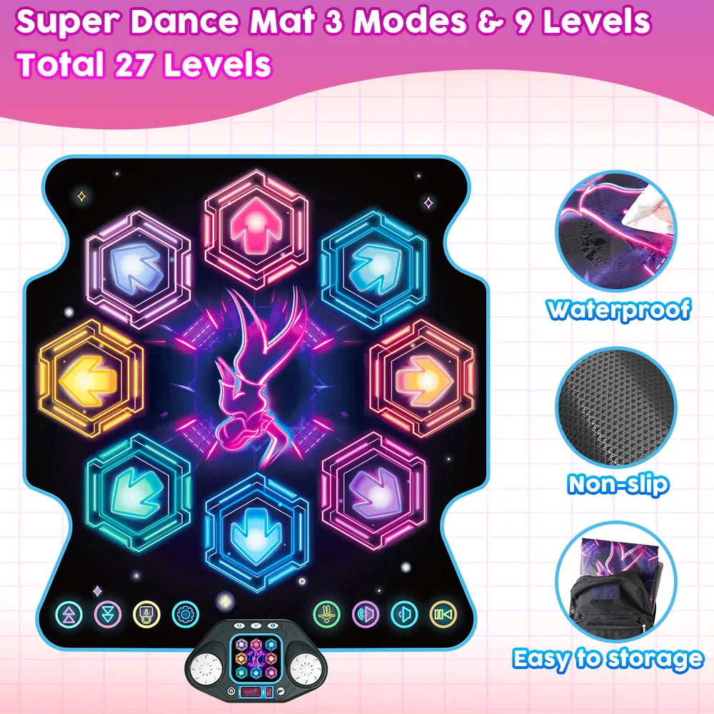 LED Interactive Dance Mat - RhythmoStep