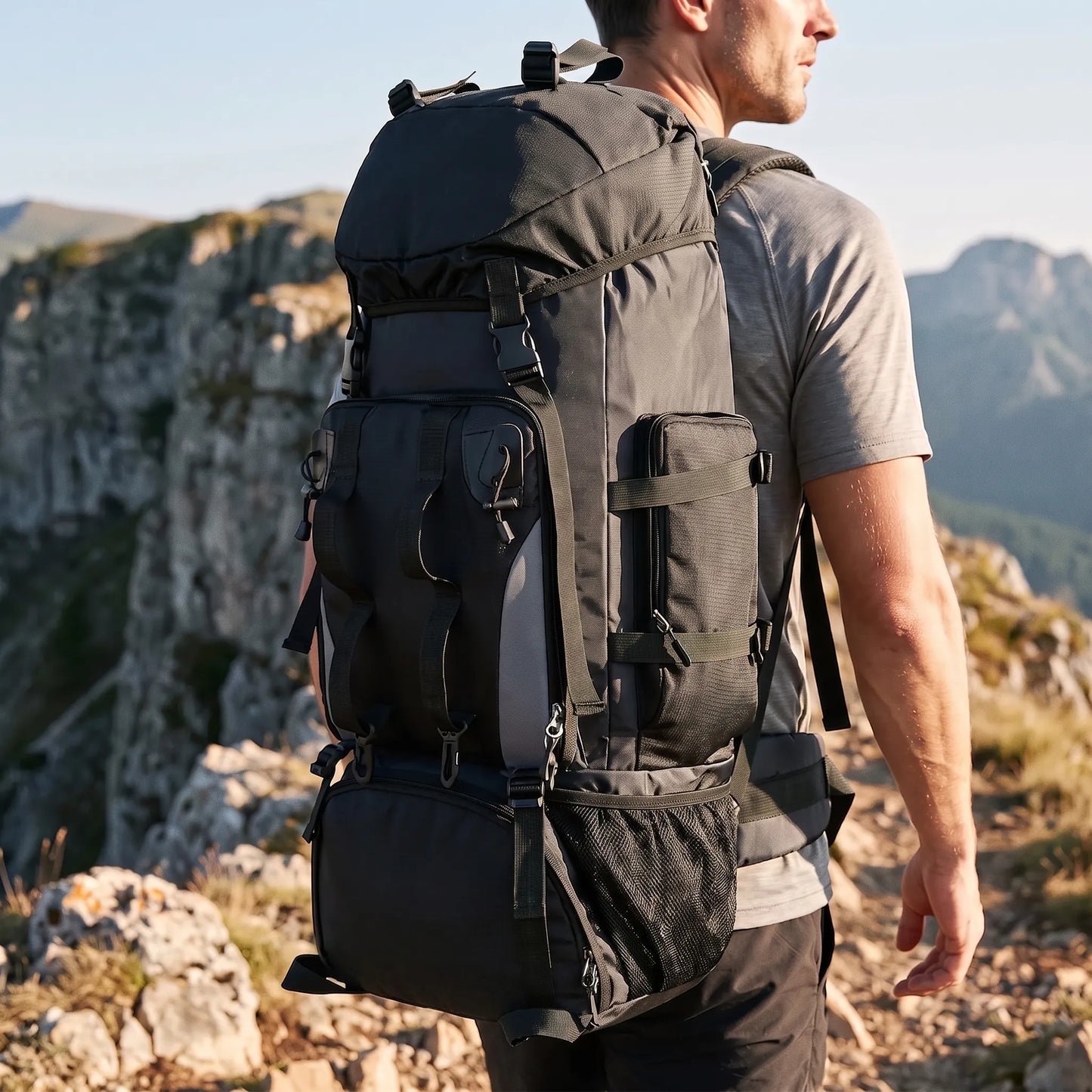 Large Capacity Hiking Backpack - Tarnok