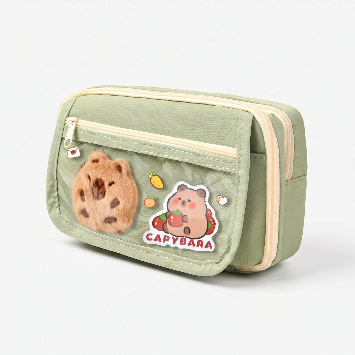 Large Capacity Multi-Compartment Stationery Pouch - Pouchio