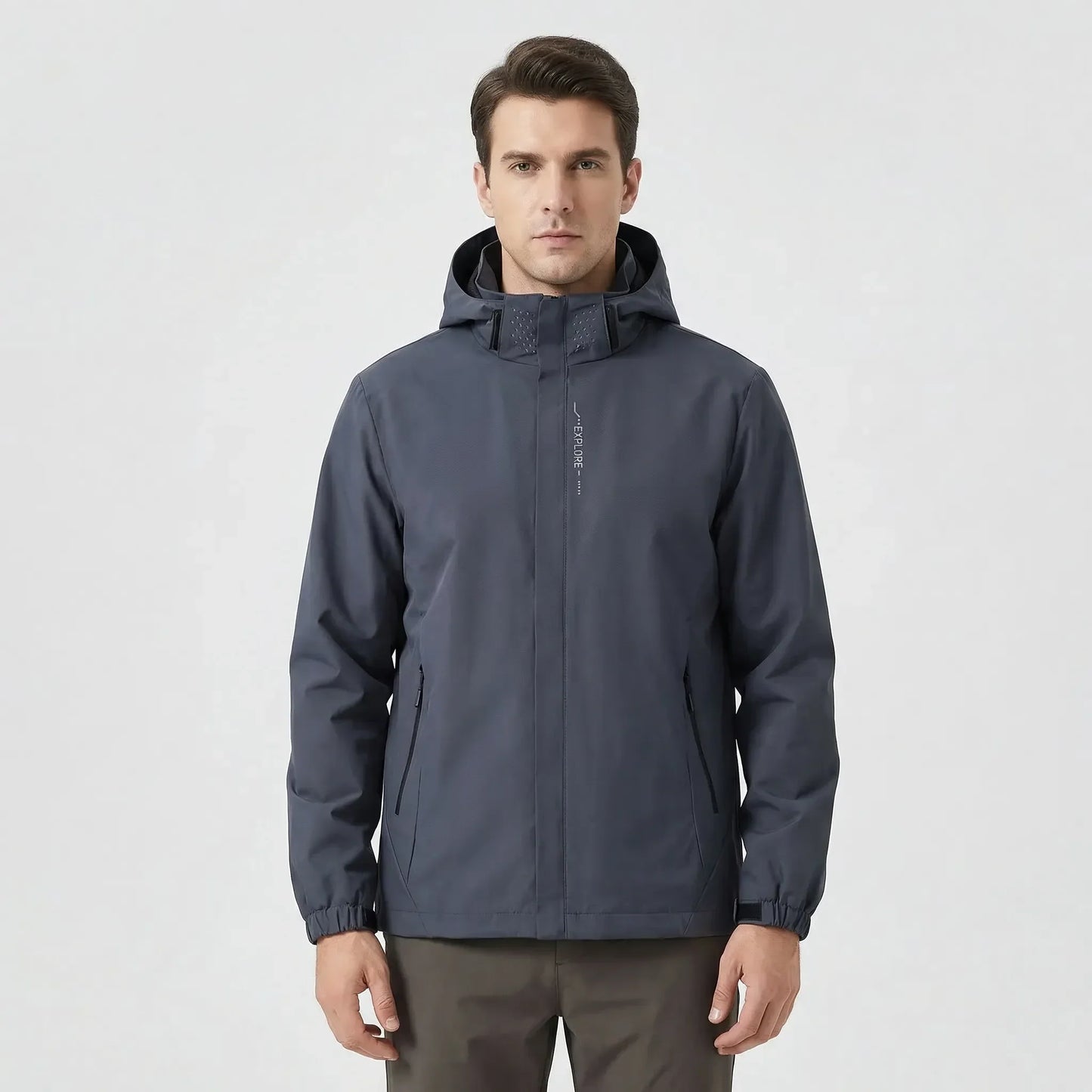 Lightweight Hooded Outdoor Rain Jacket -  Torrex