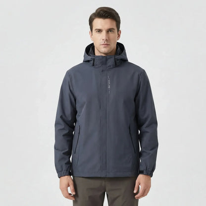 Lightweight Hooded Outdoor Rain Jacket -  Torrex