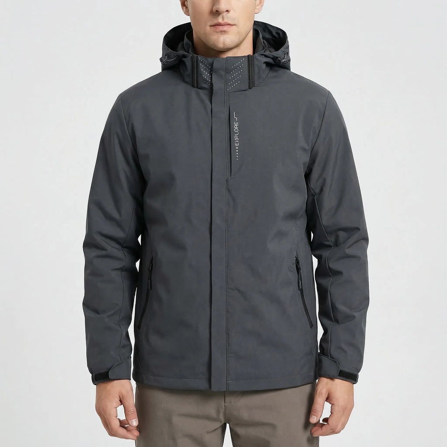 Lightweight Hooded Outdoor Rain Jacket -  Torrex