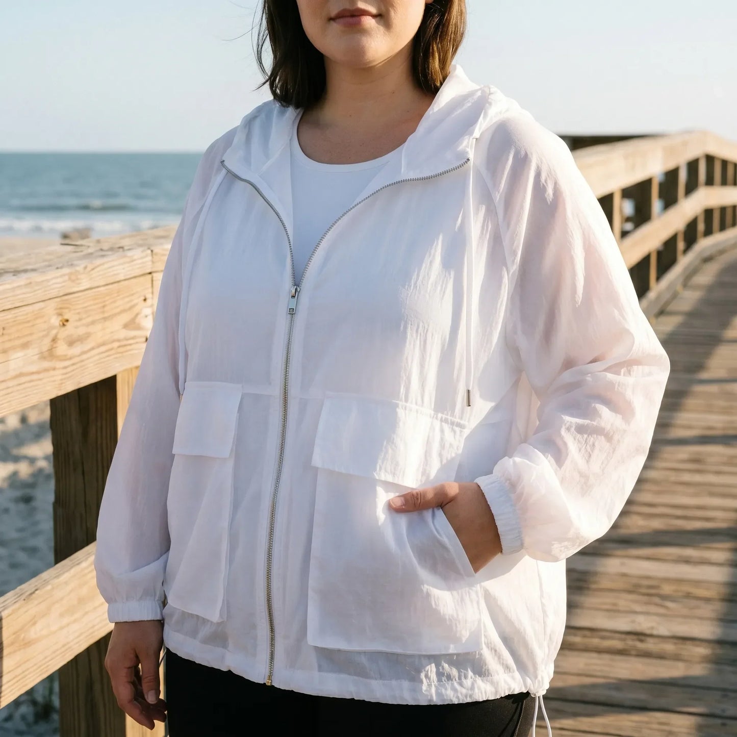 Lightweight Hooded Sports Jacket -  Lula