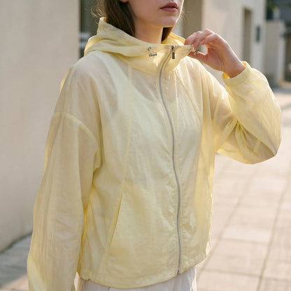 Lightweight Hooded Windbreaker -  Kathryn