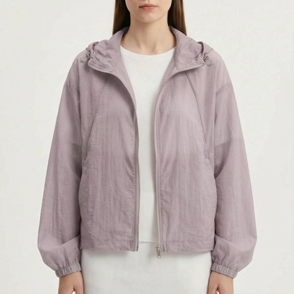 Lightweight Hooded Windbreaker -  Kathryn
