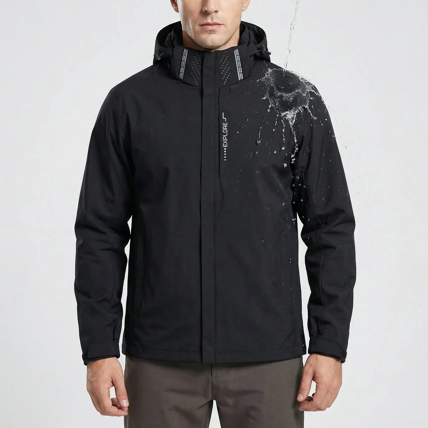 Lightweight Hooded Windbreaker For Men -  Trailcove