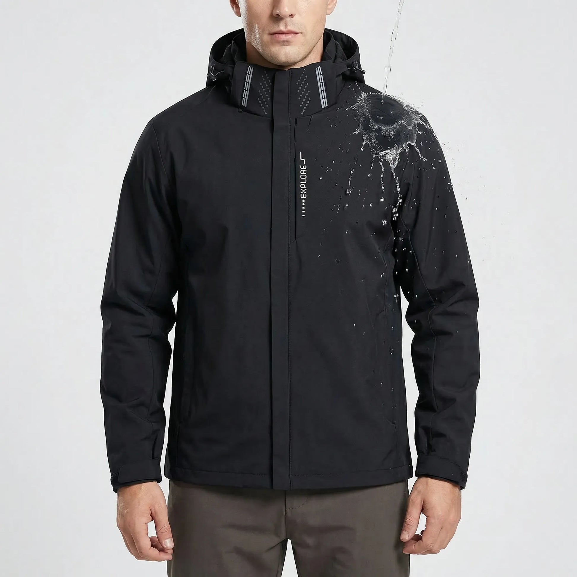Lightweight Hooded Windbreaker For Men -  Trailcove