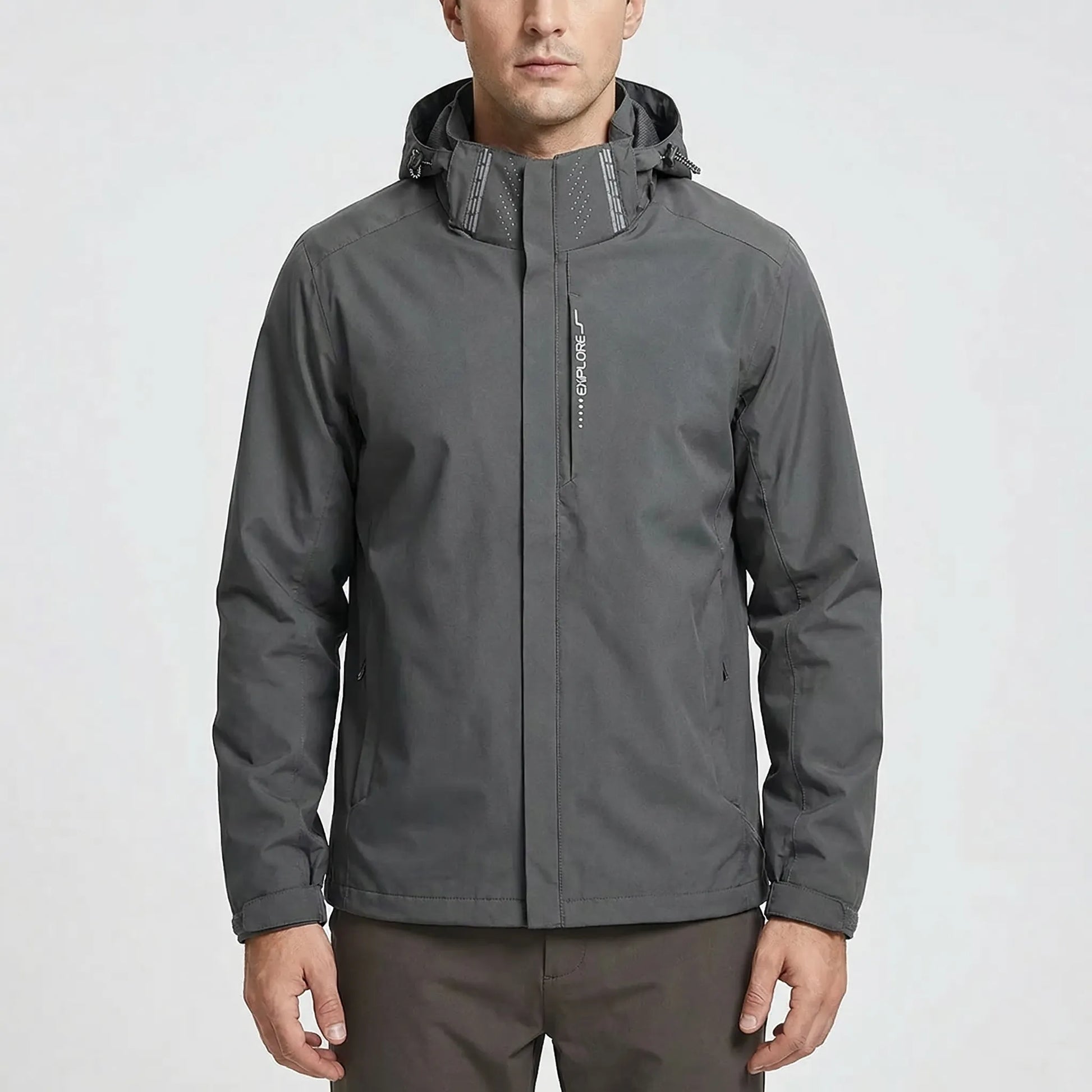 Lightweight Hooded Windbreaker For Men -  Trailcove