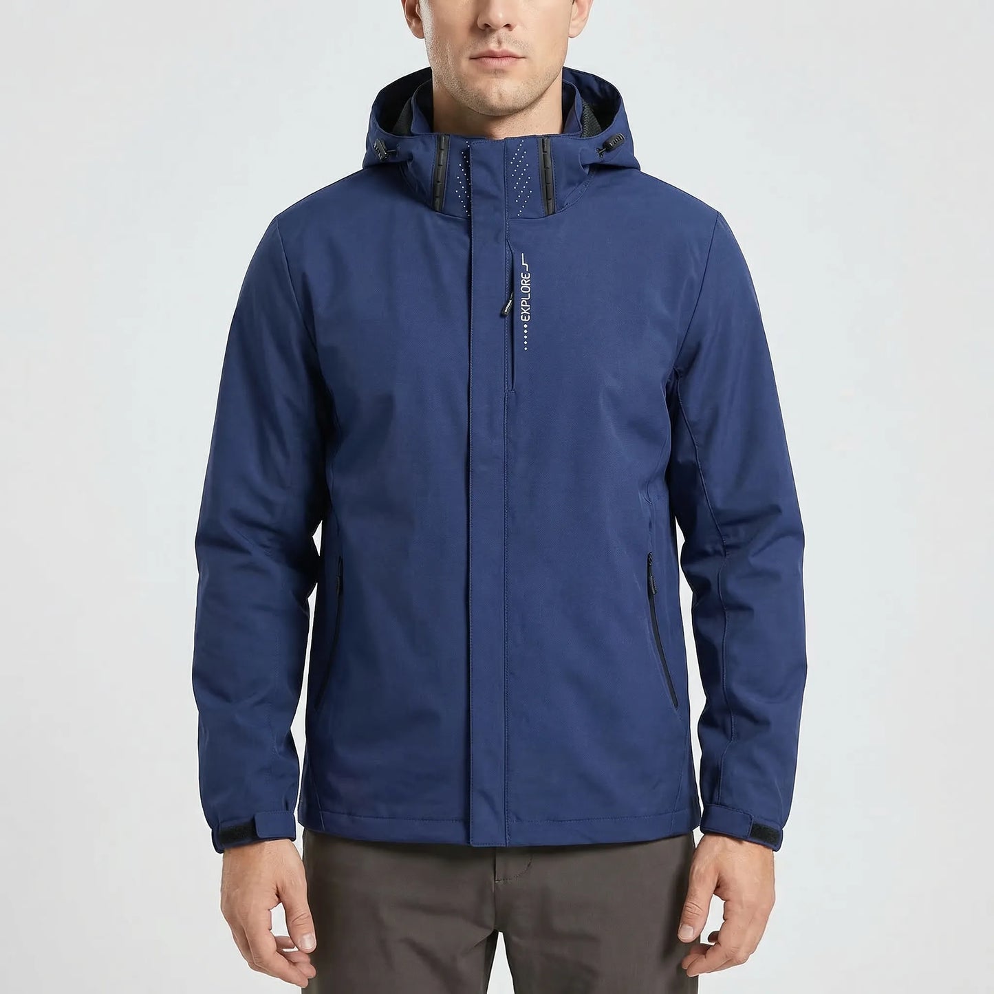 Lightweight Hooded Windbreaker For Men -  Trailcove