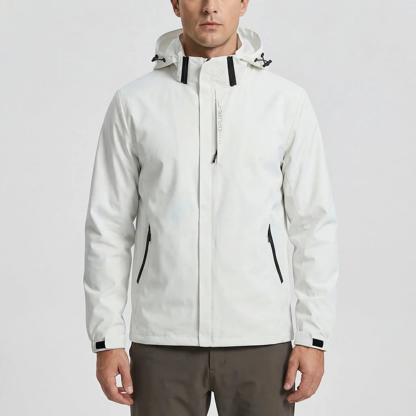 Lightweight Hooded Windbreaker For Men -  Trailcove