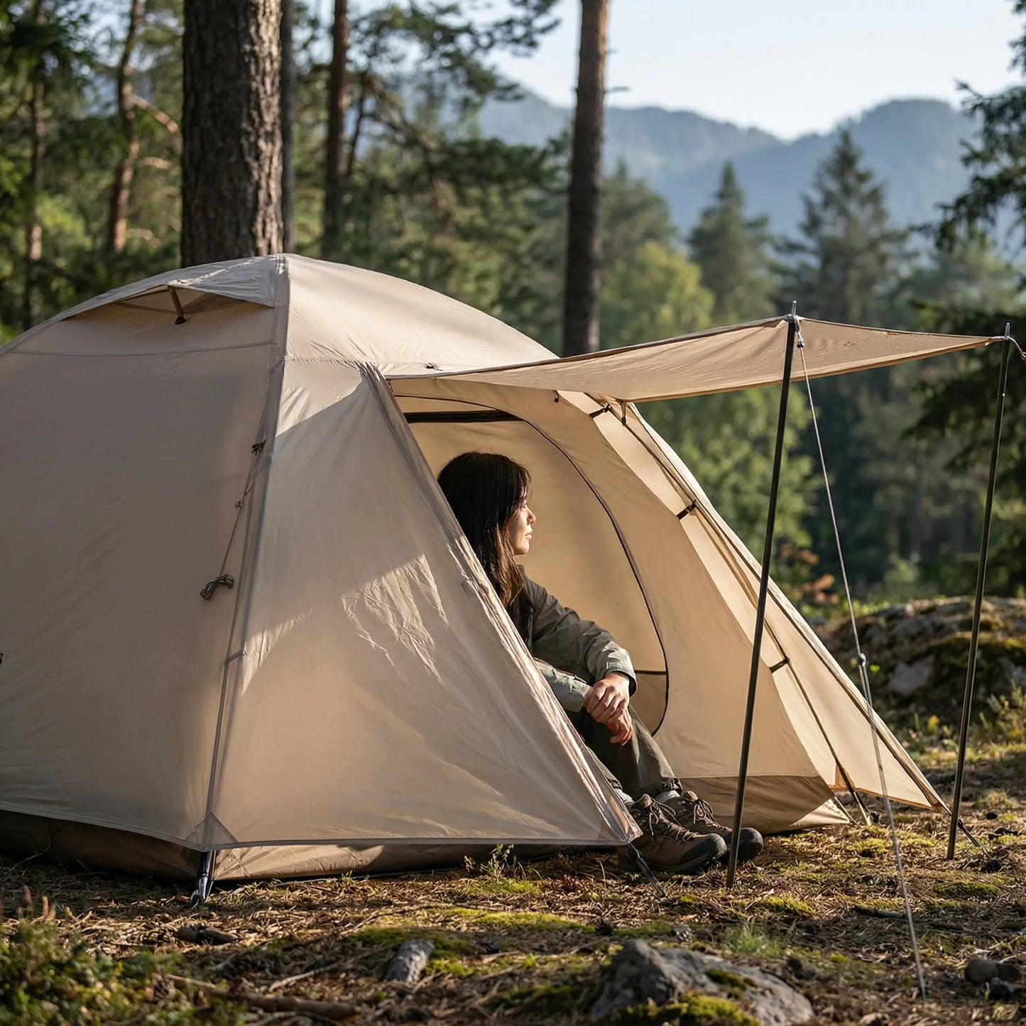 Lightweight Three-Season Hiking Tent -  Campveil