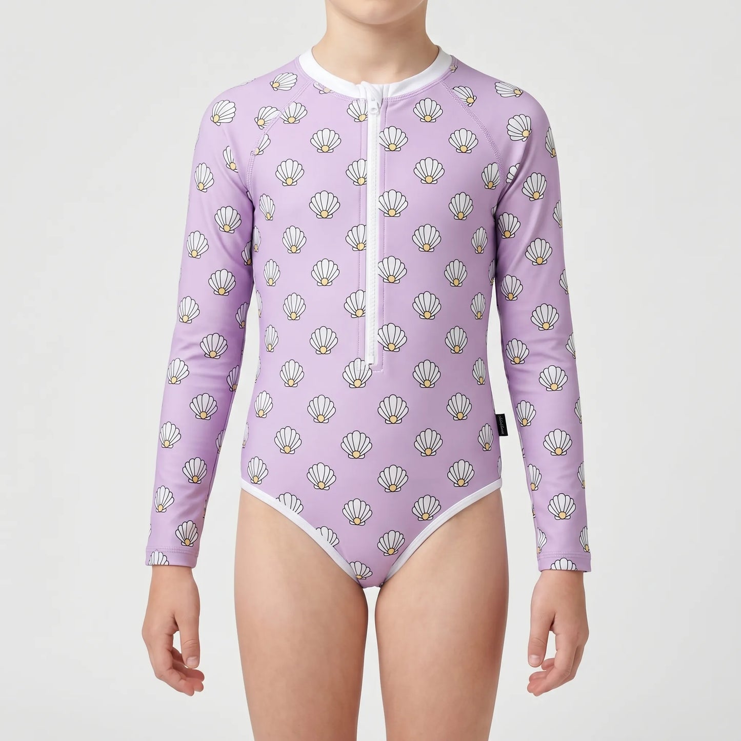 Long-Sleeved Children's Swimsuit - Pebblekin