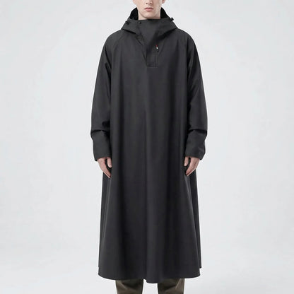Long Hooded Riding Rain Jacket -  Drizlecape