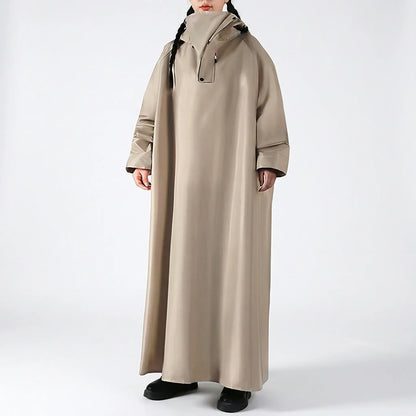 Long Hooded Riding Rain Jacket -  Drizlecape