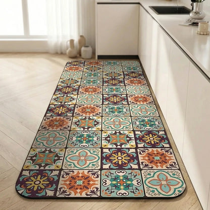 Long Runner Kitchen Rug - Tilefloora