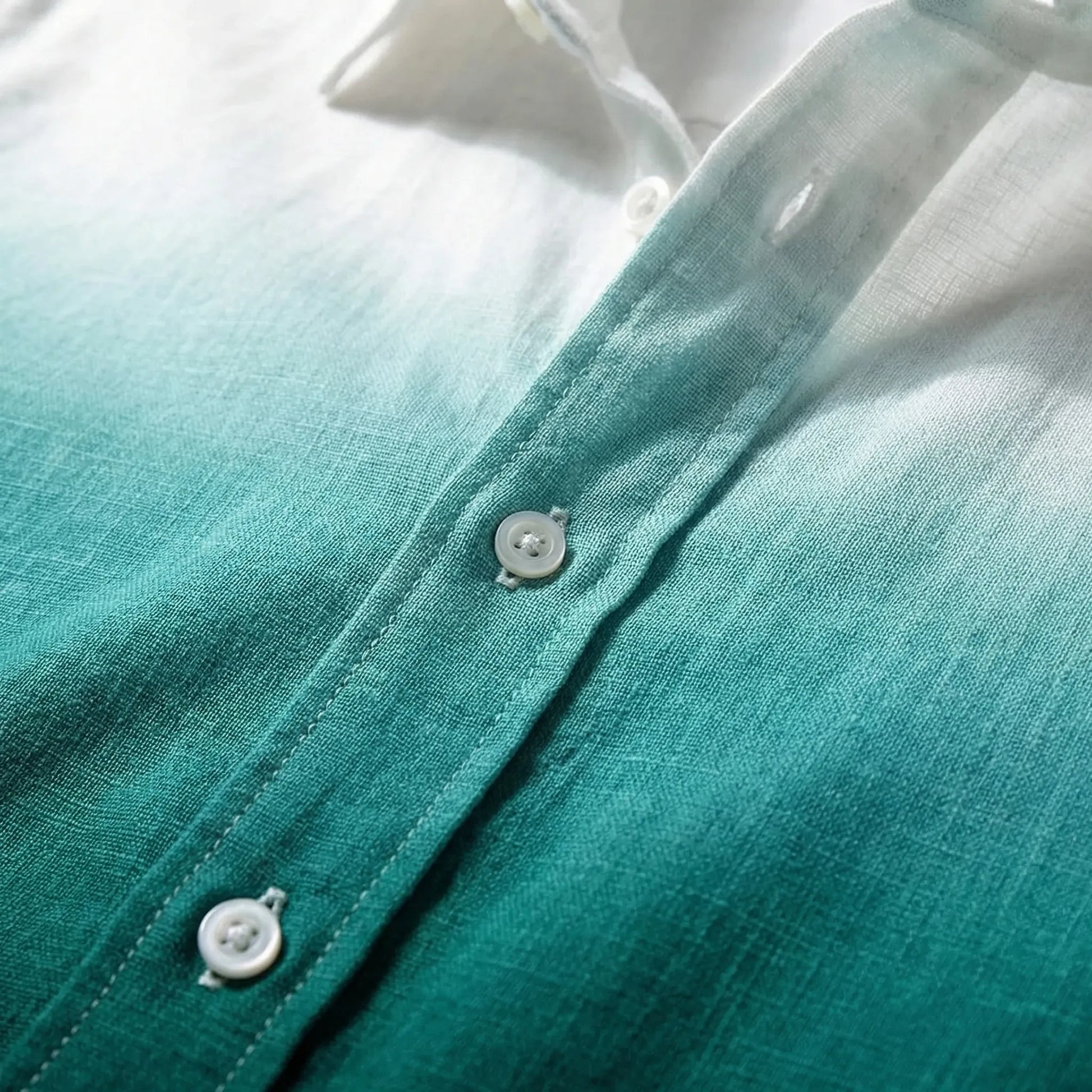 Long Sleeve Gradient Button-Down Shirt - Herbert