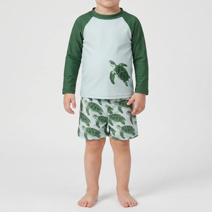 Long Sleeve Swimwear Set - Shellox