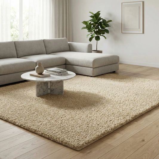 Low Pile Shag Area Rug - Cozyraze