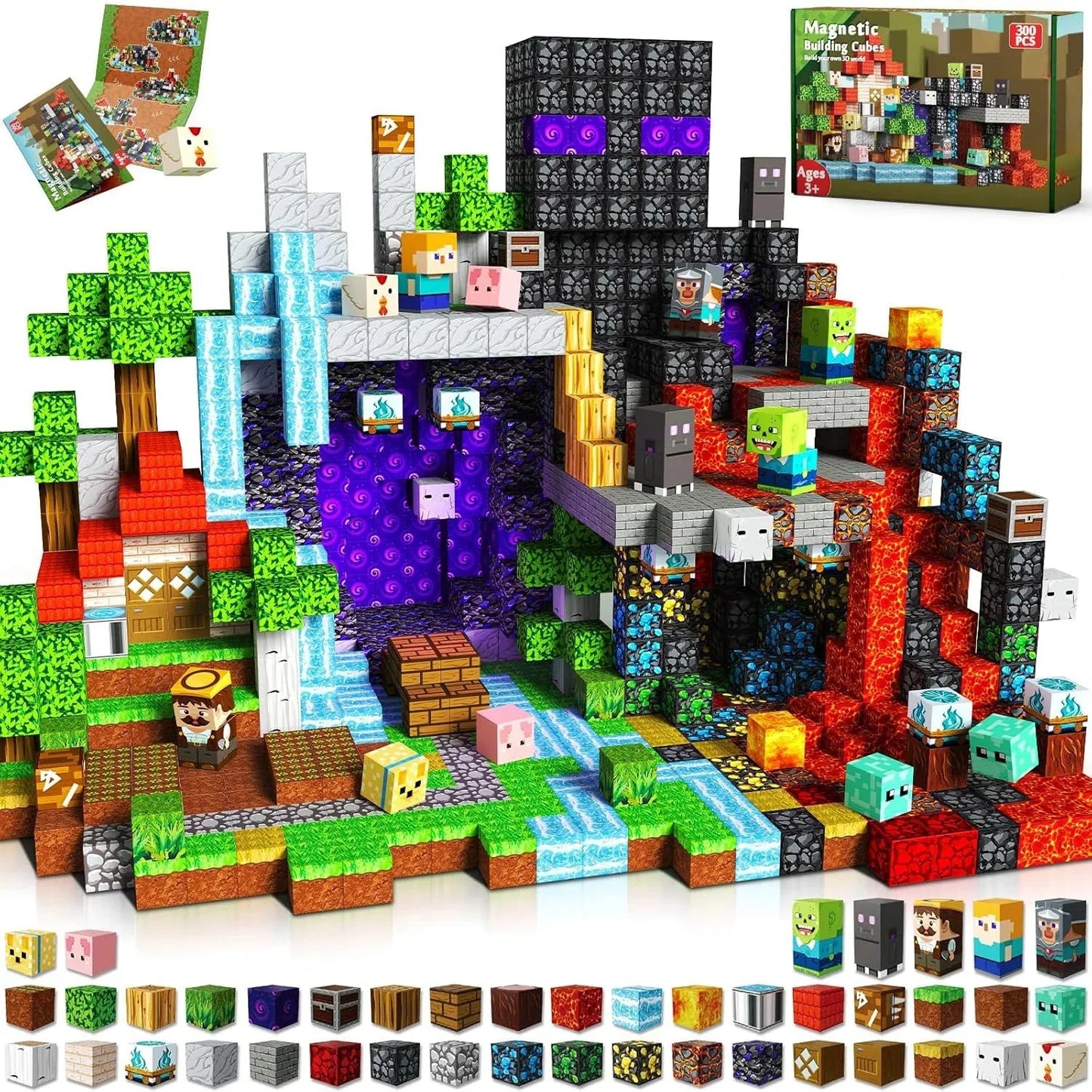 Magnetic Construction Block Set - Terrabrix