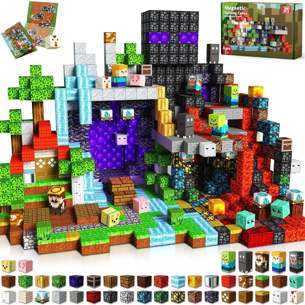 Magnetic Construction Block Set - Terrabrix