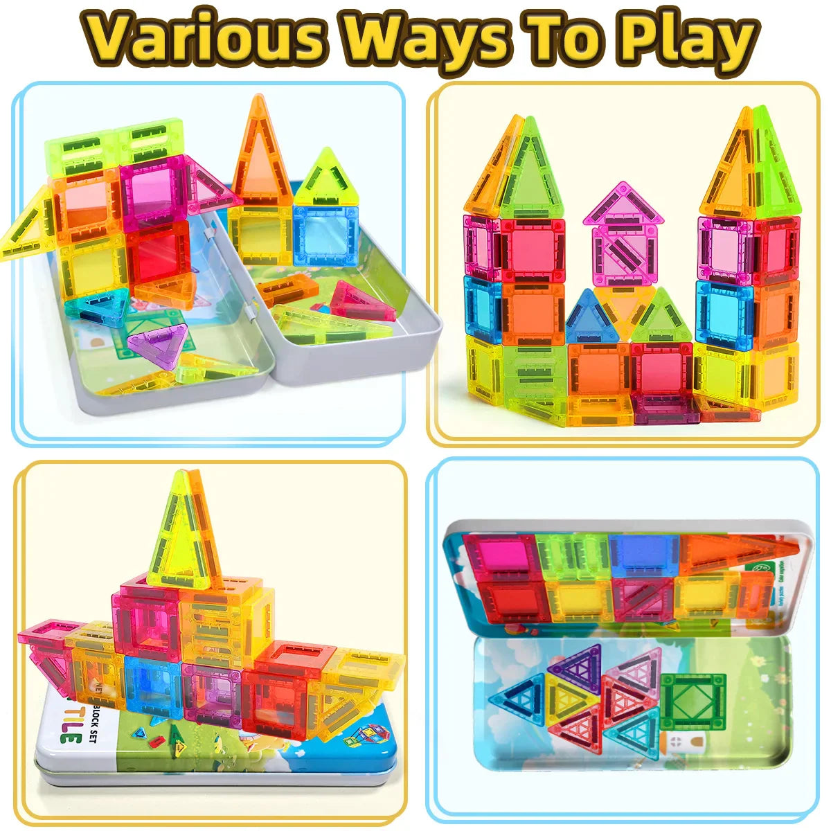 Magnetic Geometry Block Set - MagniCraft