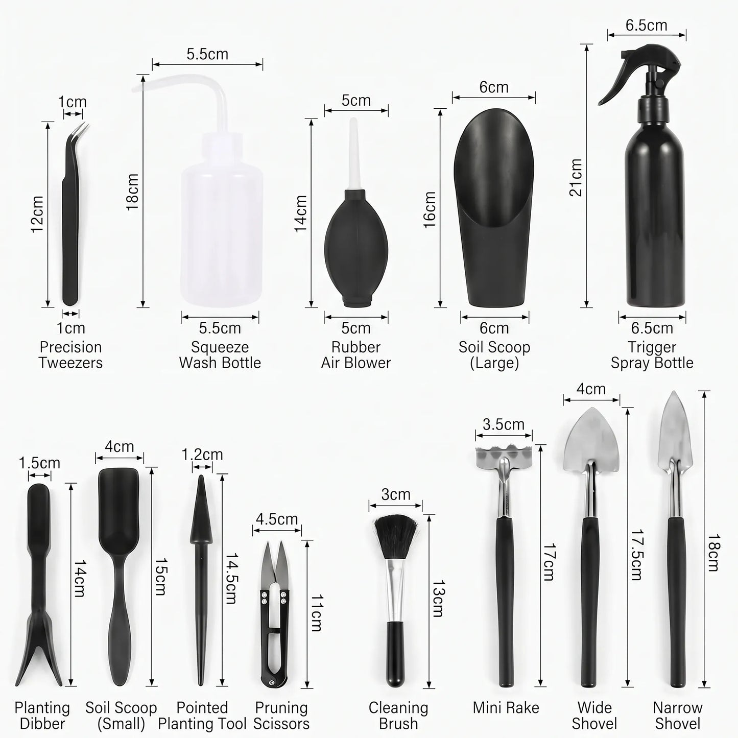 Miniature Indoor Gardening Tool Set - Bonsura