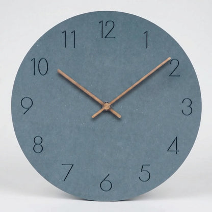 Minimalist Round Wall Clock - Nordellia
