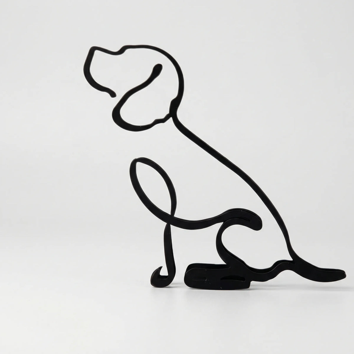 Minimalistisch Diersilhouet Voor Binnen - Pawrista