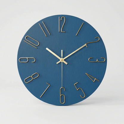 Modern Round Wall Clock - LuminoraClock