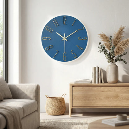 Modern Round Wall Clock - LuminoraClock